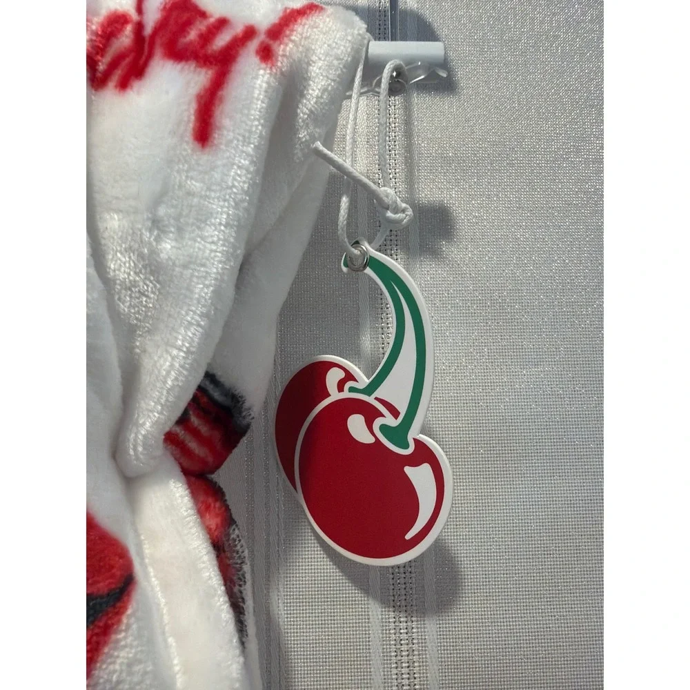 Cherry Coke Halloween Throw Blanket Vampire Lips & Cherries 60 x 70 💋🍒 NWT